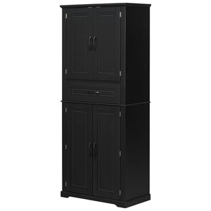Bathroom Storage Cabinet With Multifunctional Storage Space, Drawer With Slide Rails, Adjustable Shelf
