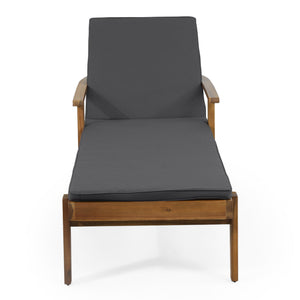 Jason - Chaise Lounge Adjustable Acacia Wood Outdoor Furniture