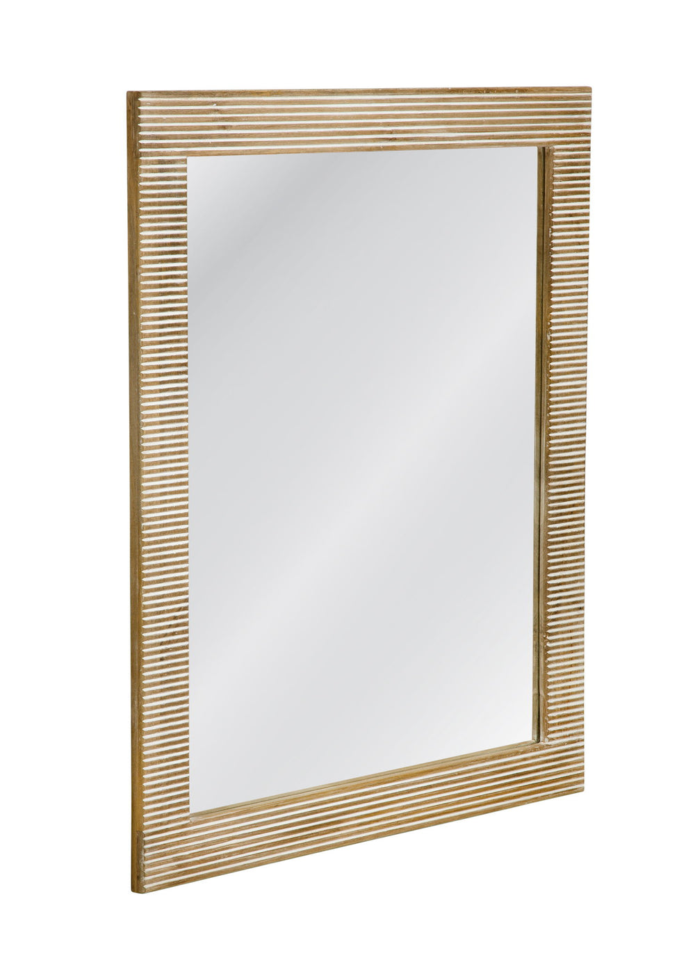 Brielle - Wall Mirror - Distressed White