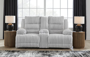 Rhines Falls - 2 Pc. - Power Reclining Sofa And Loveseat - Alloy