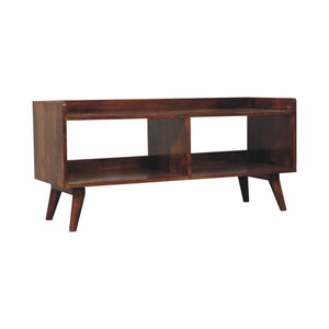 Open Top Media Unit - Brown