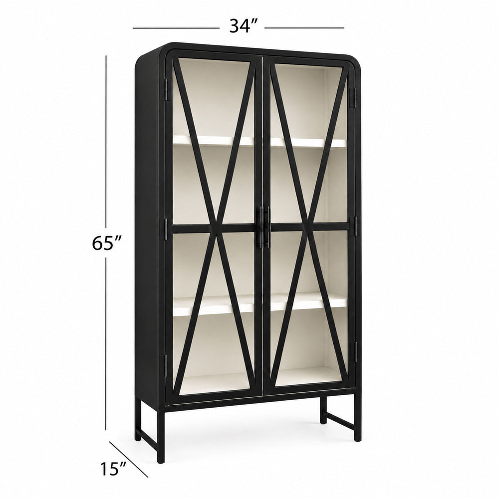 Donahue - Display Cabinet - Black