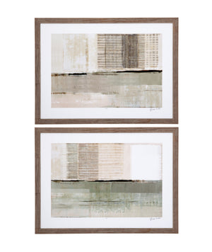 Custom Across The Abstract Bay I - Gray