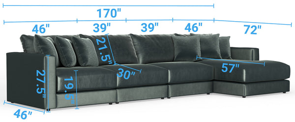 Remington - Modular Sofa - Pine