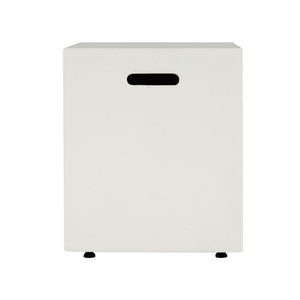 Modern Tank Holder Side Table With Smooth Concrete Surface