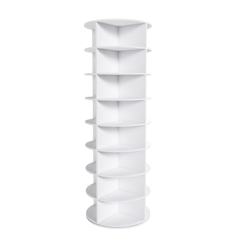 Rotating Shoe Rack Tower
