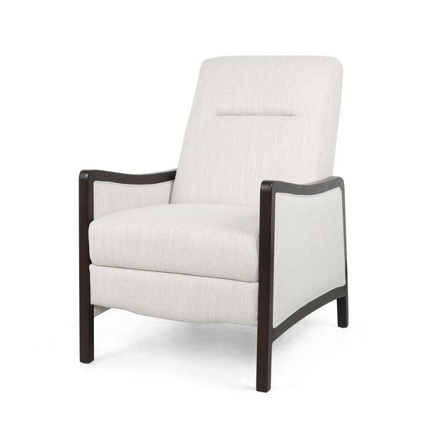 Drury - Contemporary Fabric Upholstered Pushback Recliner