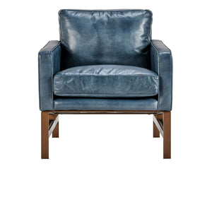 Chazzie - Club Chair - Ocean Blue