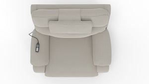 Dreamtime - 48" Power Headrest Power Lay Flat Recliner With CR3 Heat/Massage/Zero Gravity