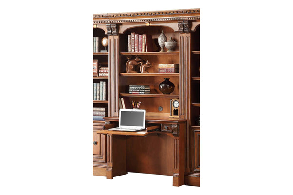 Huntington - Library Desk (2 Piece) - Antique Vintage Pecan