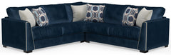 Jetson - Sectional With Comfort Coil Seat Cushions And Included Accent Pillows