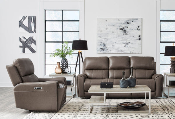 Hancock - Zero Gravity Power Reclining Sofa Set