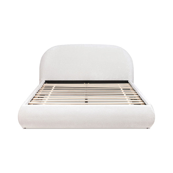 Archie Puffy Grounded - Upholstered Platform Bed