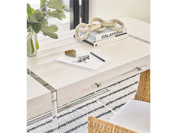 Weekender Coastal Living Home / Cabo - Writing Desk - Pearl Silver