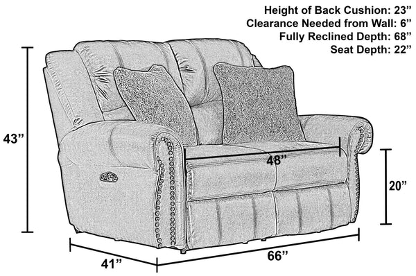 Pickett - Reclining Loveseat
