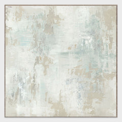Sand - 48" x 48" Painting Art by Buddy Whitlock - Light Gray