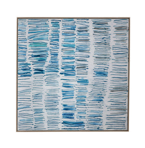 Blue Gail Canvas Art - Light Blue