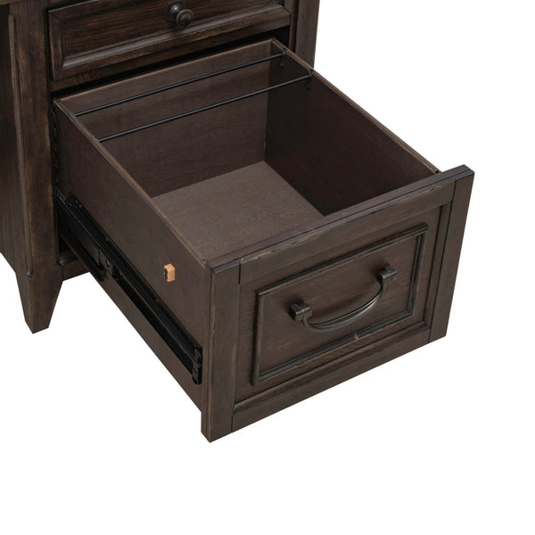 Paradise Valley - Executive Desk - Saddle Brown