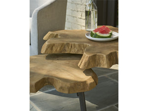Oasis - Driftwood Nesting Tables - Light Brown