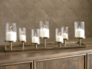 Wallmond - Candle Holder - Antique Brass Finish