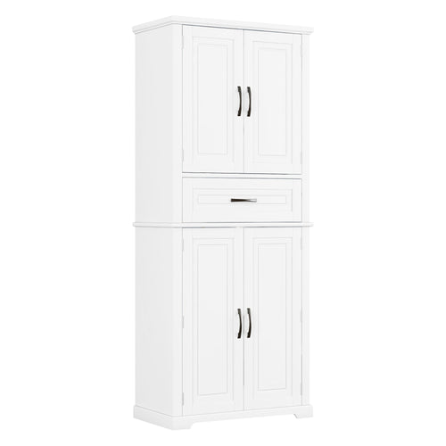 Bathroom Storage Cabinet With Multifunctional Storage Space, Drawer With Slide Rails, Adjustable Shelf