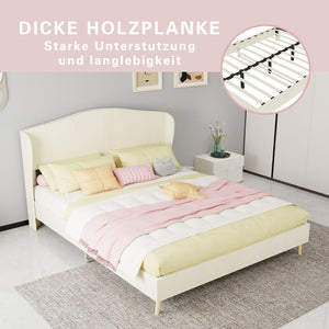 Upholstered Bed, Tufted Headboard, Comfortable Sleep