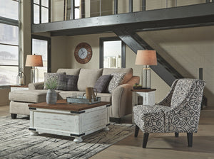 Kestrel - Sofa Chaise - Pearl Silver