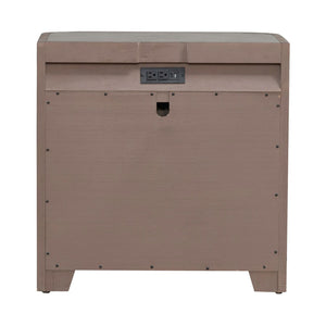 South Bend - Nightstand With Charging Station - Burnished Clay