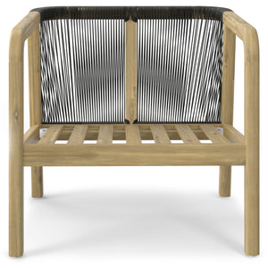 Palmetto - Outdoor Conversation Chair (Set of 2) - Stone Gray