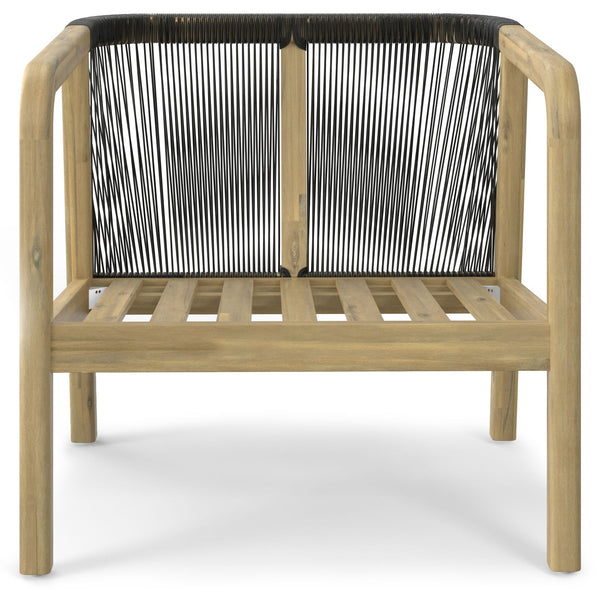 Palmetto - Outdoor Conversation Chair (Set of 2) - Stone Gray