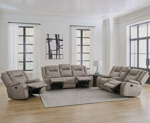Blake - Reclining Console Loveseat - Desert Taupe