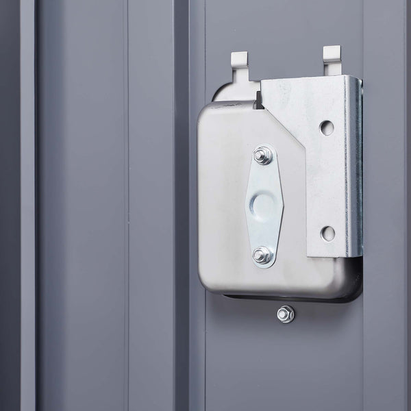 6 Door Lockers With Lock For Employees, Storage Cabinet For Home, Gym, Office, School, Garage - Gray