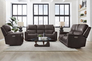 Easton - Zero Gravity Power Reclining Tilt Console Loveseat P3