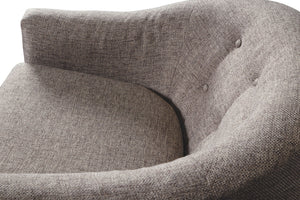 Upshur - Swivel Glider Accent Chair - Taupe