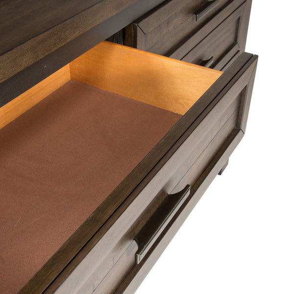 Thornwood Hills - Dresser & Mirror - Rock Beaten Brown