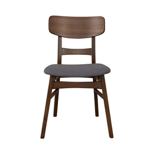 Space Savers - Panel Back Side Chair - Walnut