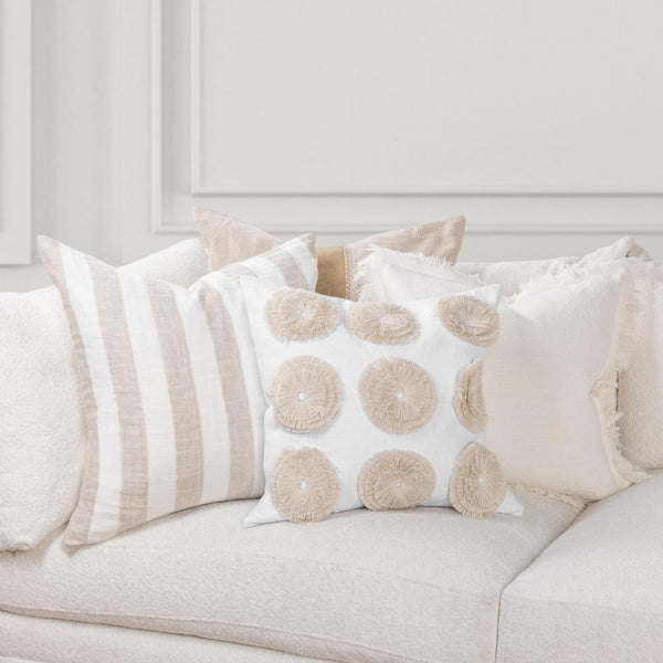 Atwater - Pillow - Ivory / Natural