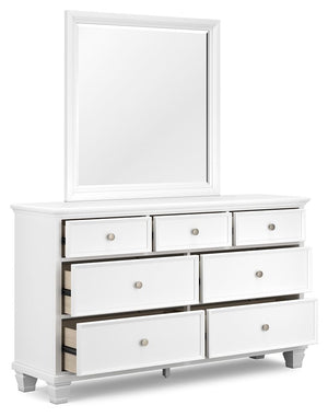 Fortman - Dresser And Mirror - White