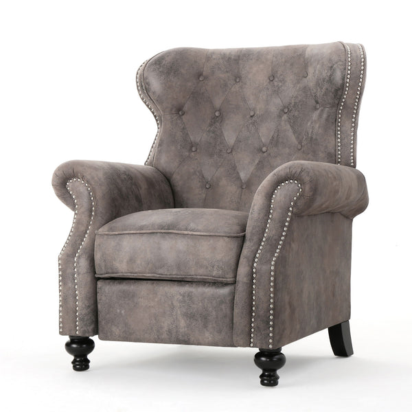 Modern Manual Push Back Recliner Chair