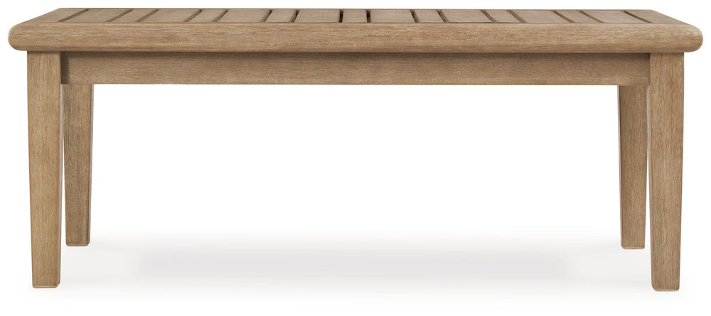 Carter Hall - Rectangular Cocktail Table - Beige