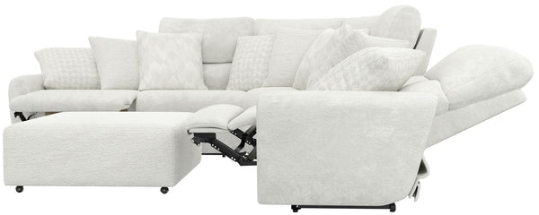 Majesty - Deep Seating Power Reclining Sectional And Ottoman