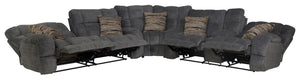 Ashland - Reclining Sectional With 4 Lay Flat Reclining Seats