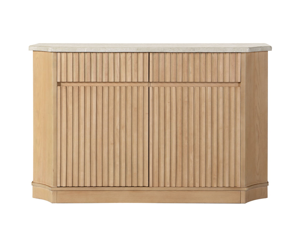 Qwin - Server - Natural Marble / Oak
