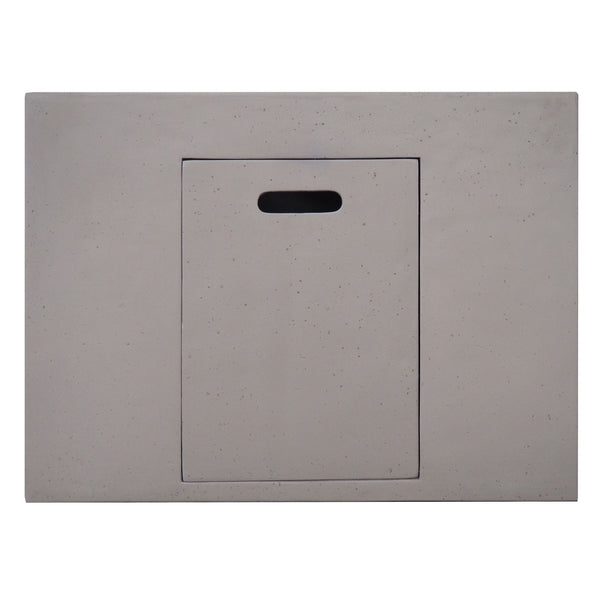 Outdoor Patio Square Gas Burning Concrete Fire Pit 40, 000 Btu