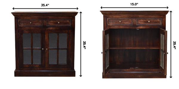 Cabinet With Glazed Doors