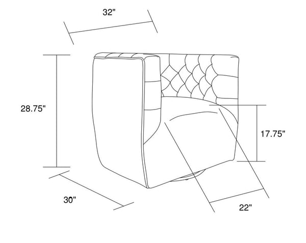 Delaney - Ergonomic Design Swivel Chair