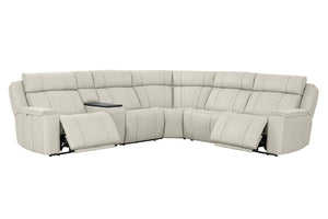 Sausalito - 6 Piece Modular Zero Gravity Power Reclining Sectional With Power Adjustable Headrests