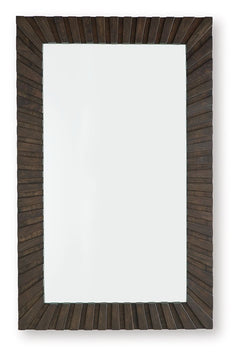 Advin - Accent Mirror - Dark Brown