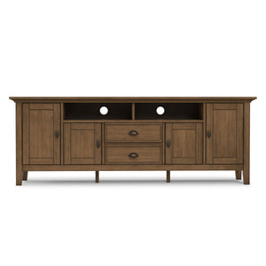 Redmond - TV Media Stand - Rustic Natural Aged Brown