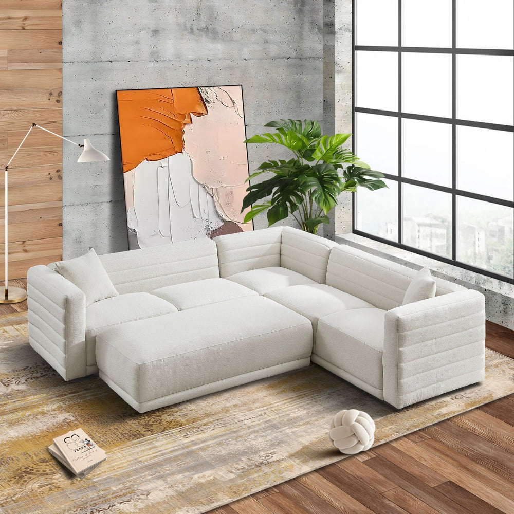 Solo - Corner Sectional Sofa With Ottoman